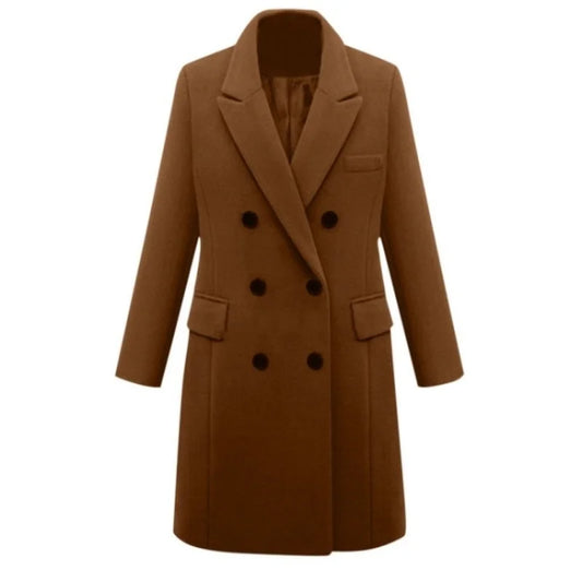 Anirelle Margaux Wool-Blend Long Coa